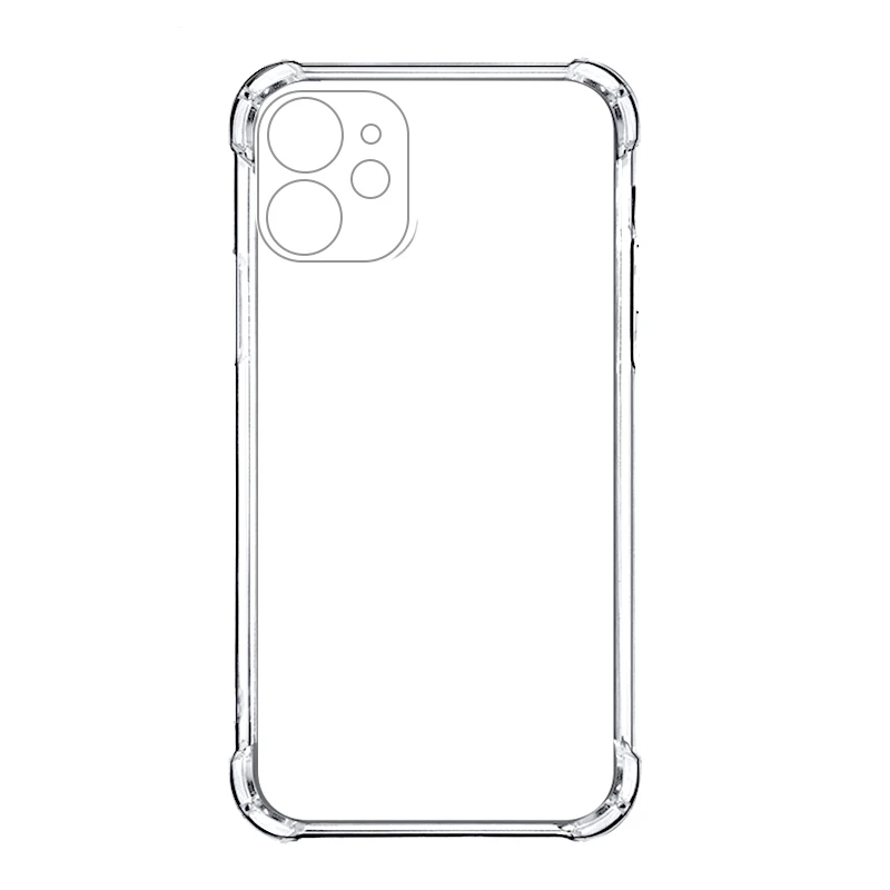 

Drop Proof Case Anti Knock Clear Soft TPU Mobile Phone Case Cover For iPhone 13 12 11 Pro Max Xs Max, Transparent