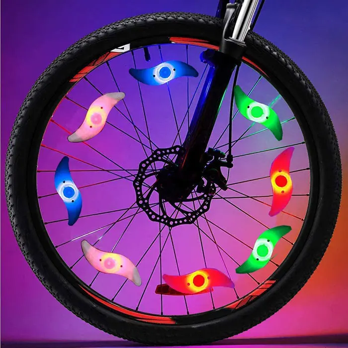 

Colorful Sport Outdoor Cycling bicycle spoke light led bike wheel lights
