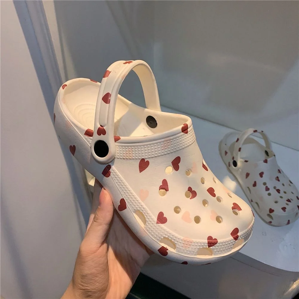 

2021 fashion beach women clog non-slip outdoor waterproof garden lovely shoes slippers female sandals summer