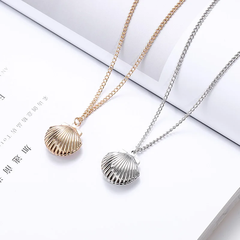 

JuHu Fashion Shell Bohemian Ocean Beach Conch Summer Pendant Necklace Jewelry Wholesale