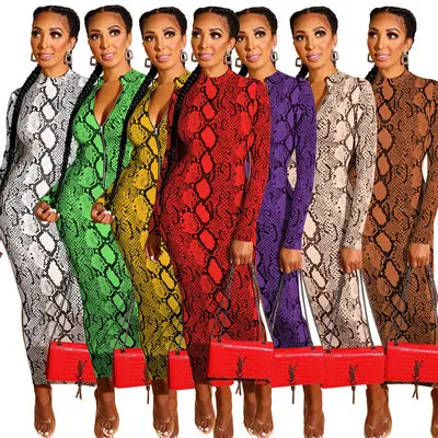 

AIXI Autumn Dresses 2021 Fashion Zipper Double Wear Long Sleeve Dress Women Silk Dress