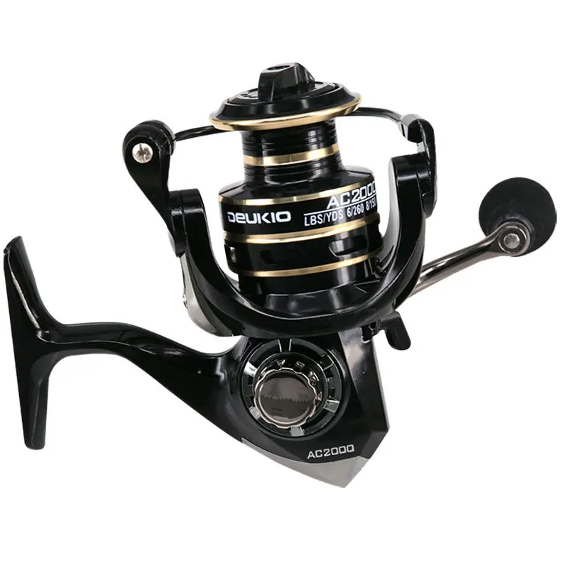 

Carp Saltwater Light weight Casting Spinning Fishing Reel Speed Ratio 5.2:1 all metal Left/right changeable handle