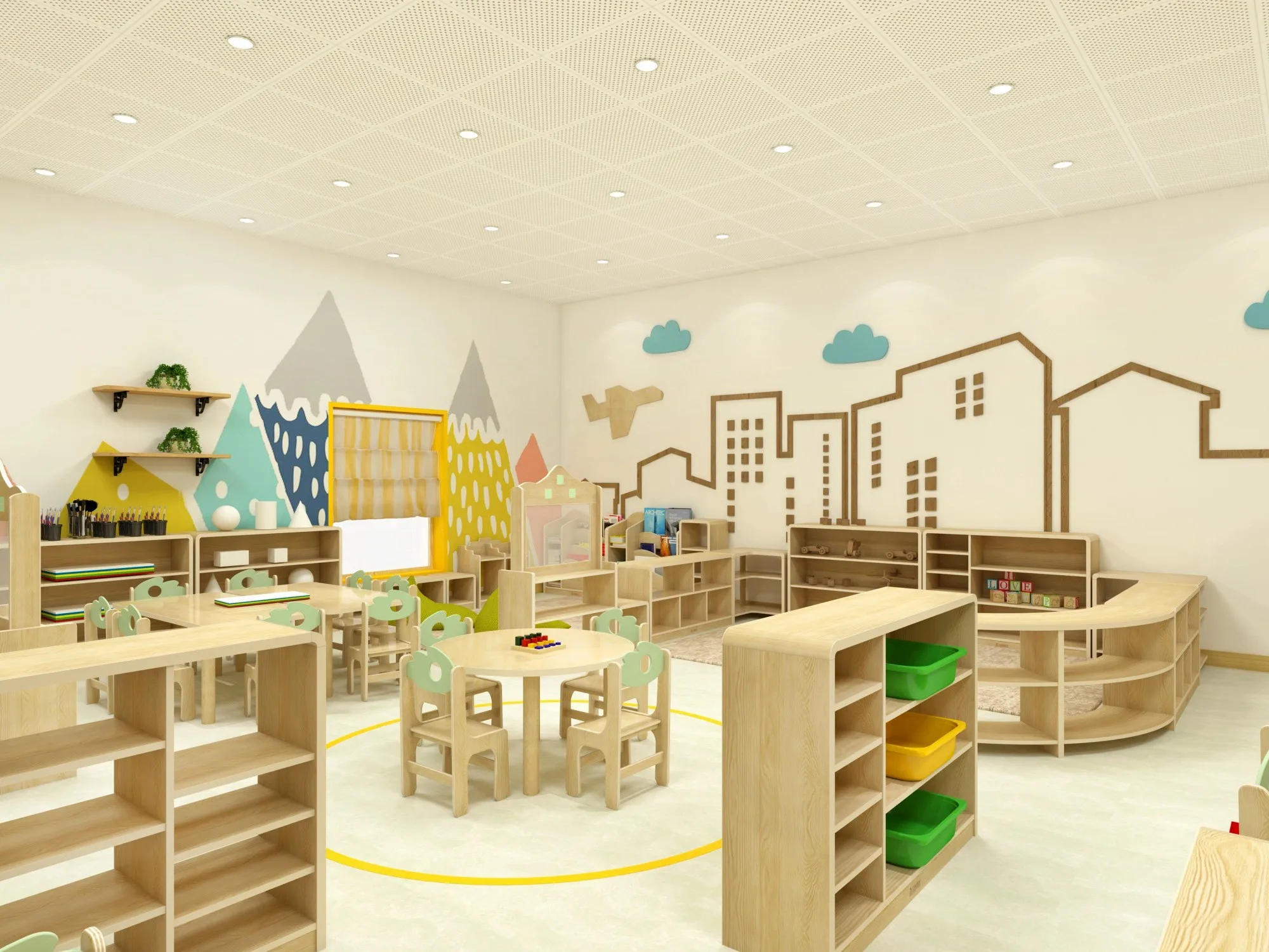 Used Kindergarten Furniture Daycare Centre Furniture For Children ...