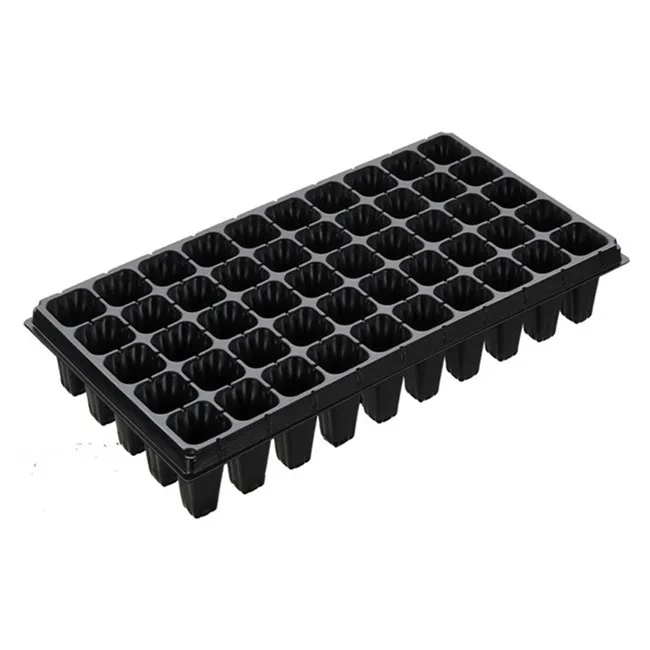 

32 72 200 Cells Plug Seed Trays for Plant Propagation Nursery Seedling, Black