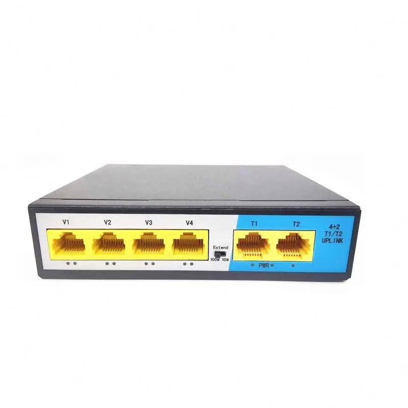 
10/100 mbps 48V r4s switch injector PoE network switch for IP camera build in power adapter 