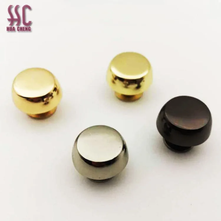 

13mm round shape screw rivets bag parts leather decoration Nails studs buckles round screw ring handbag bottom rivets, Gold,silver,nickle,brass, other metalic color is available.