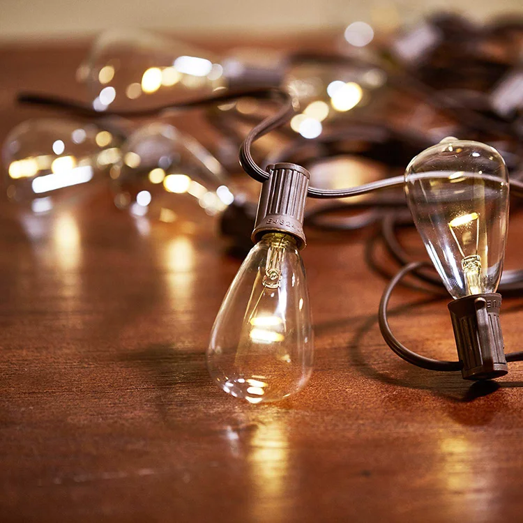 Solar powered online edison string lights