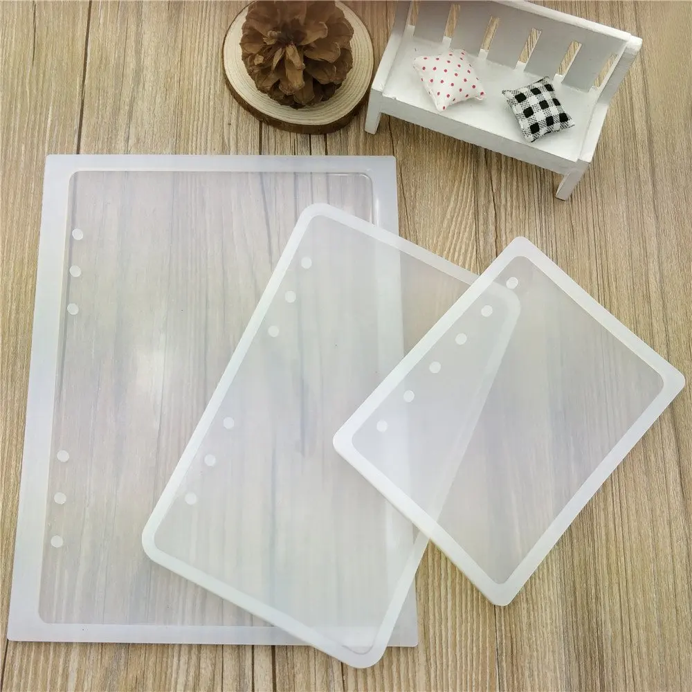 

A5 A6 A7 DIY Epoxy silicone Notebook Resin Casting Molds/ notebook silicone resin mold, White