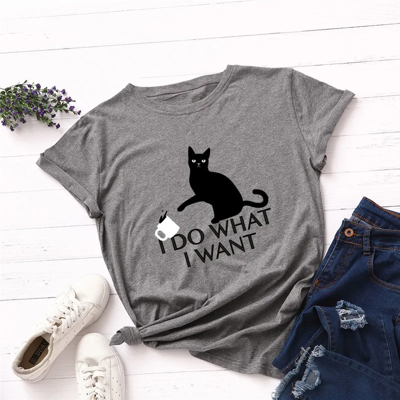 

Latest 2021 new design printing women's t-shirts o neck plain short sleeve cotton casual tshirts woman, Customized color