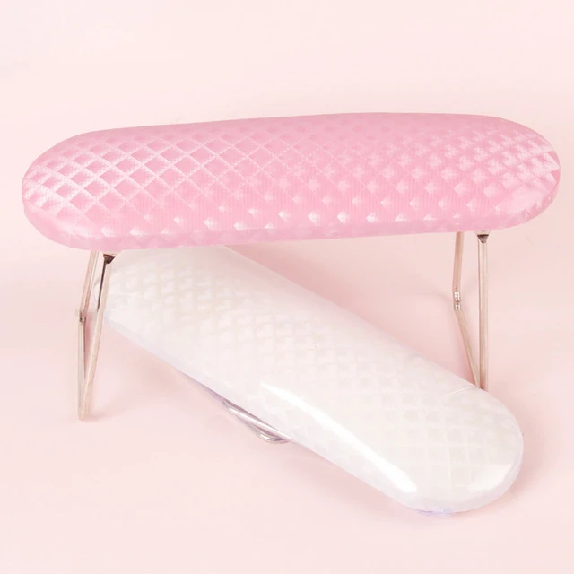 

MIQMI leather manicure nail salon art tools pillow cusion pink arm rest desk nail tech for nails