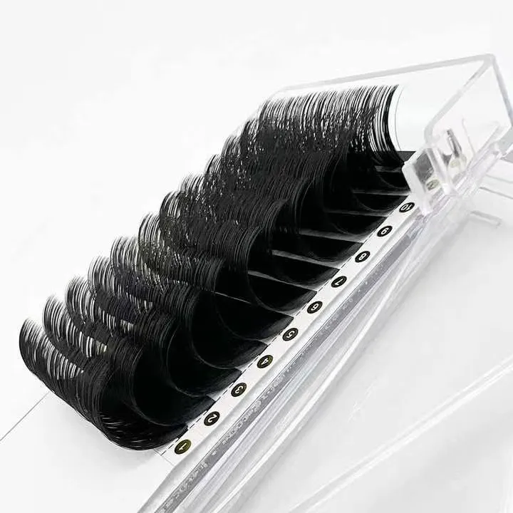 

003 005 007 Soft Silk and Mink cashmere lash extensions trays matte black eyelash extension de cils profesionnel lash supplies