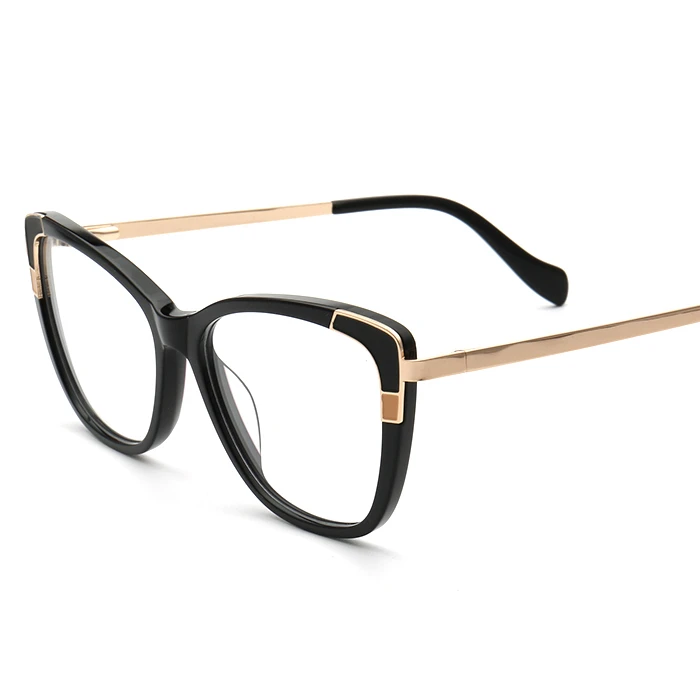 

New styles ingredient stylish acetate optical eyeglasses frame popular Cat Eye glasses Unisex myopia glasses, Avalaible