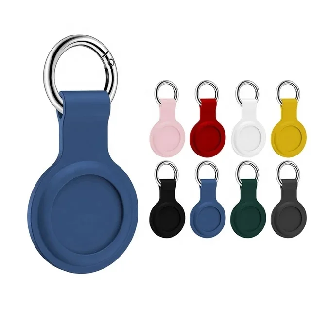 

New Products For Apple AirTag Case Silicone Protective Cover various colors Blue tooth Tracker Case For Apple AirTag Loop