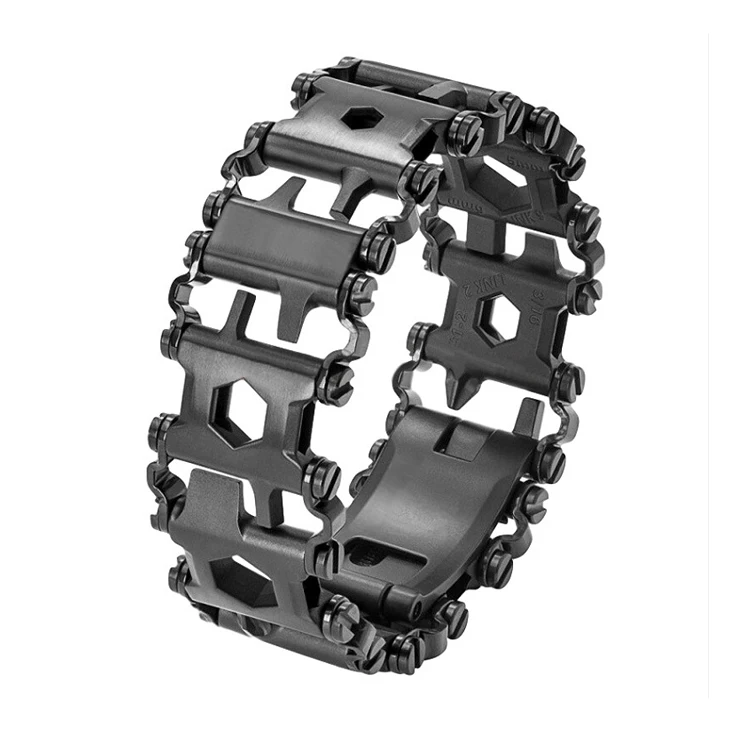 

29 in 1 multifunctional bracelet for outdoor survival tools stainless steel watch bracelet multi-tool outdoor bolt driver kits