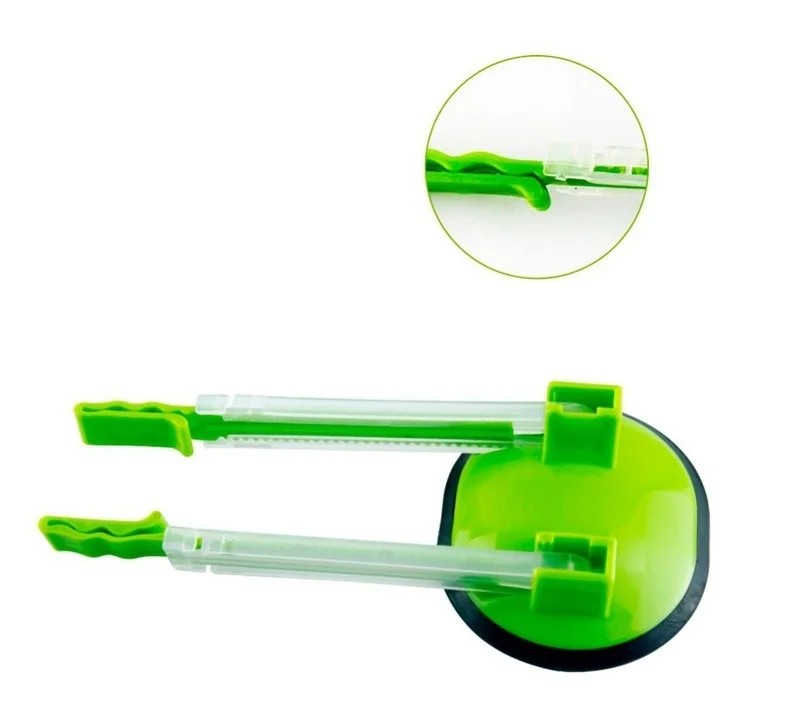 High Quality Hands-Free Baggy Rack Clip Green Food Storage Bag Holder Useful NR7 High Quality Hands-Free Baggy Rack Clip Green Food Storage Bag Holder Useful NR7