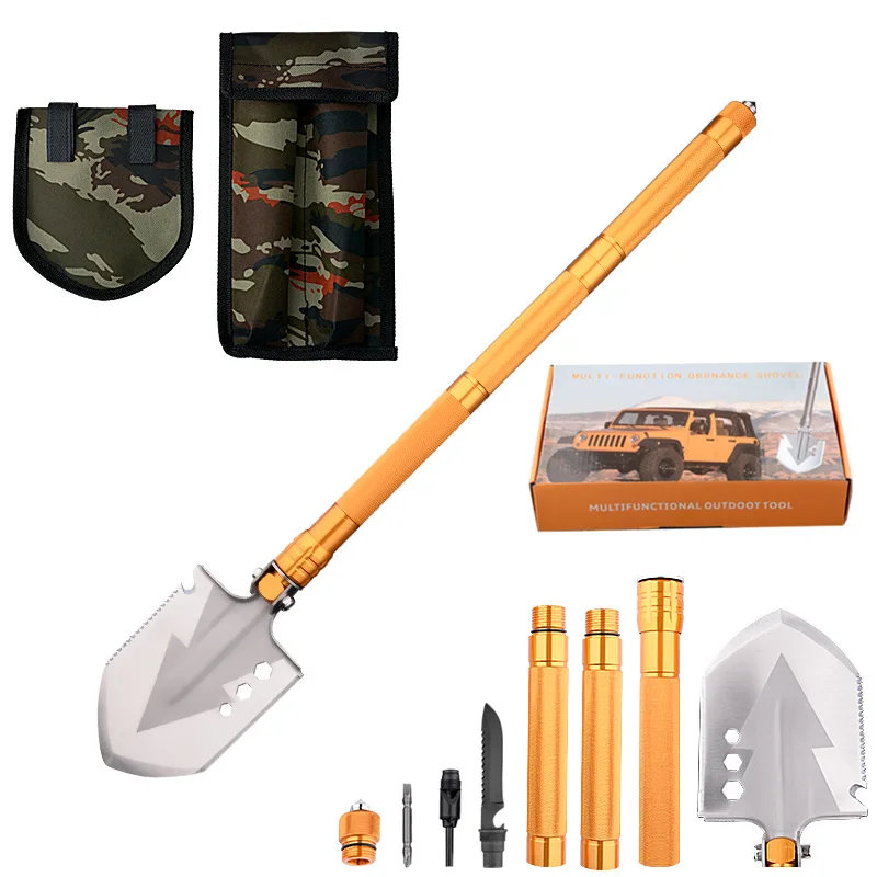 

Wholesale high quality outdoor tool Versatility camping shovel picnic survival tool camping shovel