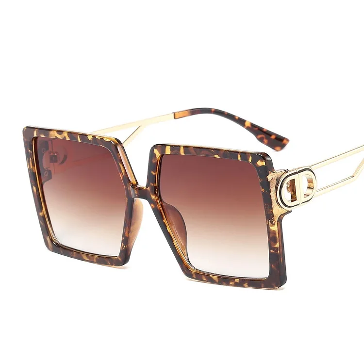 

Winter Luxury Visor Metal Frame Sunglasses Square Custom Sunglasses