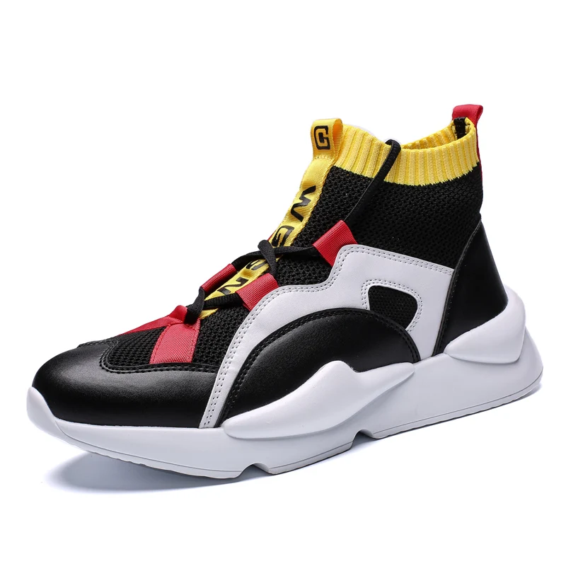 

New Color design Sneaker shoes men casual sport fashion high cut Running shoe
