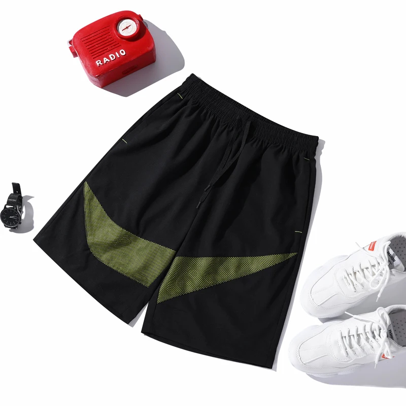 

Wholesale mens sport shorts quick dry casual short drawstring pants plus size gym wear shorts