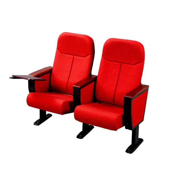 

High Quality Lecture Hall Auditorium Chair Classic Product Theater Furniture Concert Chair, Red
