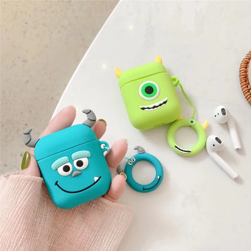 

Free Shipping For Air-pot Airpod gen2 3D Cartoon Silicone For Airpod holder Earpod Cases For Airpods Case