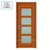 JHK-011 Lock Glass Door Counter Top Refrigerator French Pocket Door