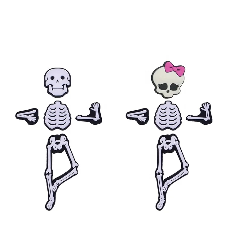 

Ghost Skull Halloween Gift Skeleton10pcs a set Shoe Charms shoelace charms/shoe decorations/shoe charms