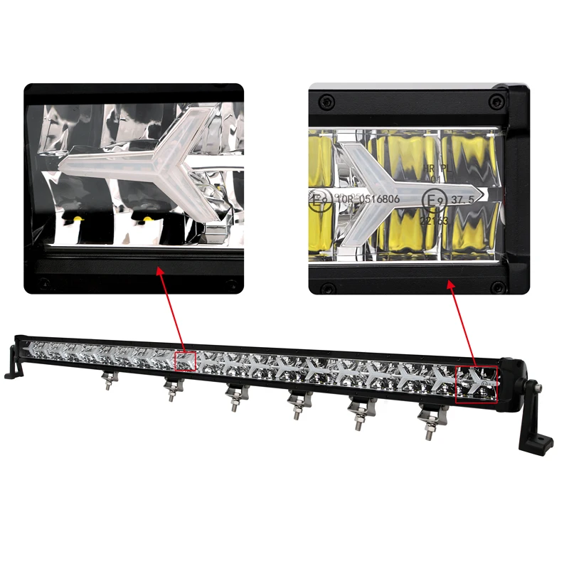 2020 new arrival super bright stainless steel bracket truck barra 4x4 offroad combo beam car led light bar