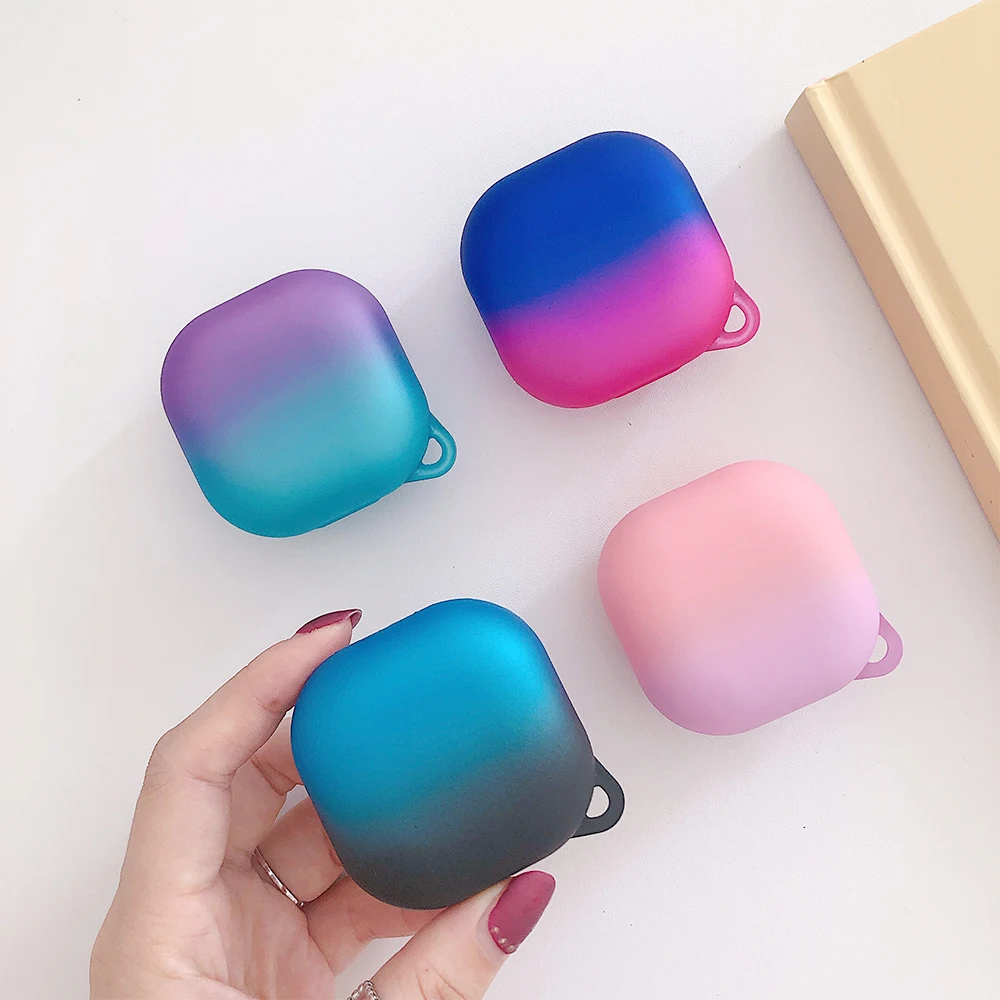 

Gradient Candy Colors Case For buds live Protective Cover For samsung galaxy buds live case wireless earphone