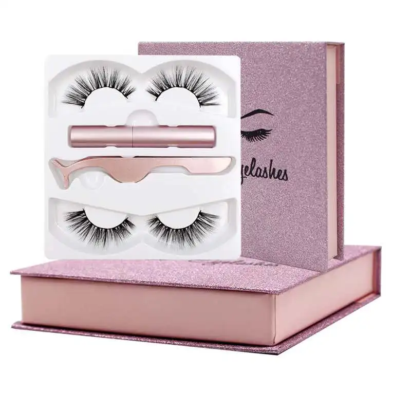

2020 korean eyelashes magnetic 3d custom packaging