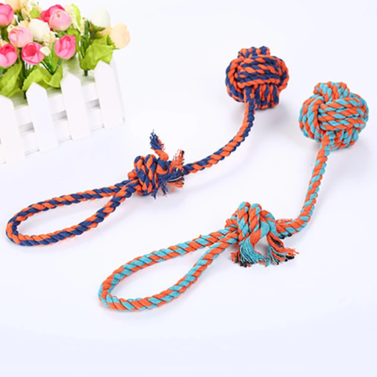 

Hot Durable Interactive Cotton Rope Knot Big Pet Dog Chew Toy for Dogs, Picture showed