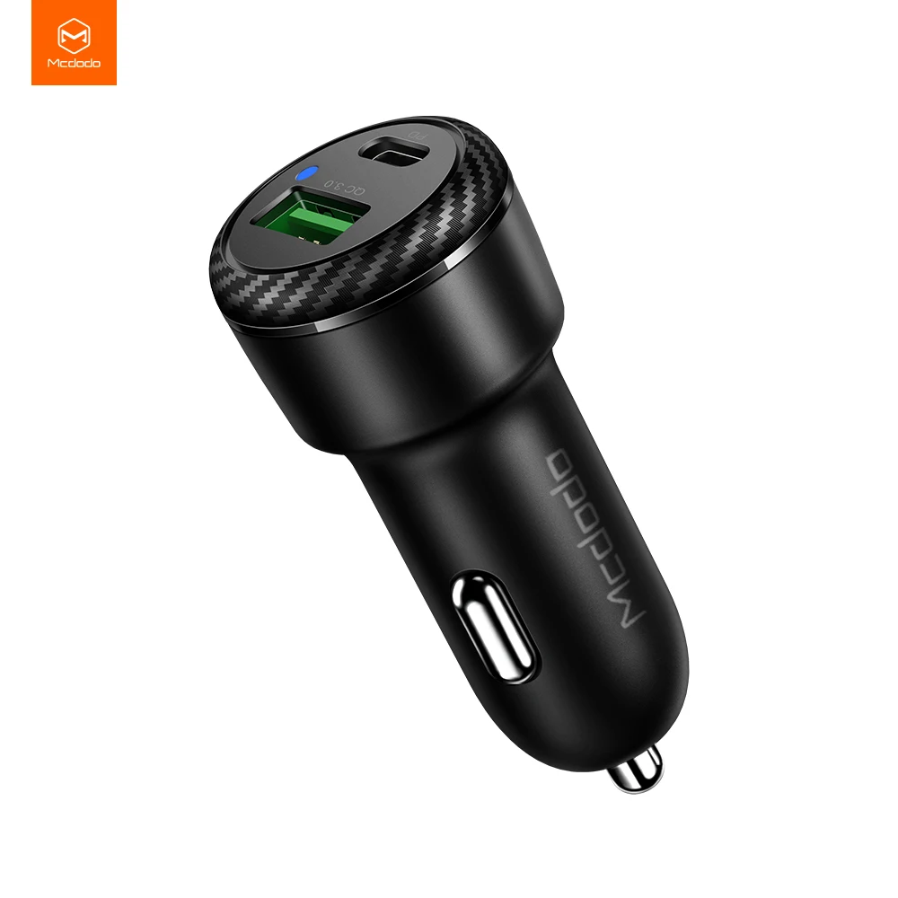 

Exw Price Promotional Portable Car Fast Charger Qc3.0 Dual Aluminum Metal Car Charger 38W Simple Pd Fast Car Charger Fast, Black oem