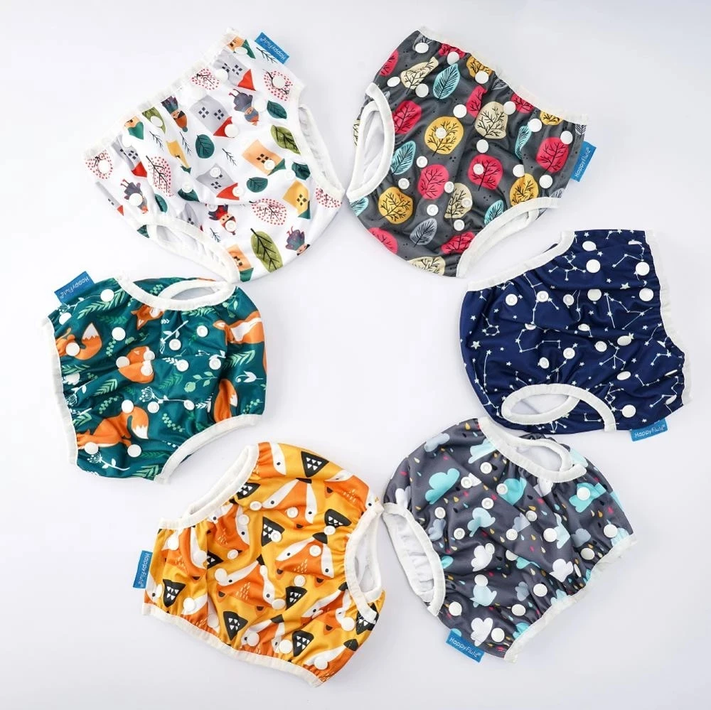 

Elinfant swimming diapers waterproof washable baby swimming diapers, Colorful