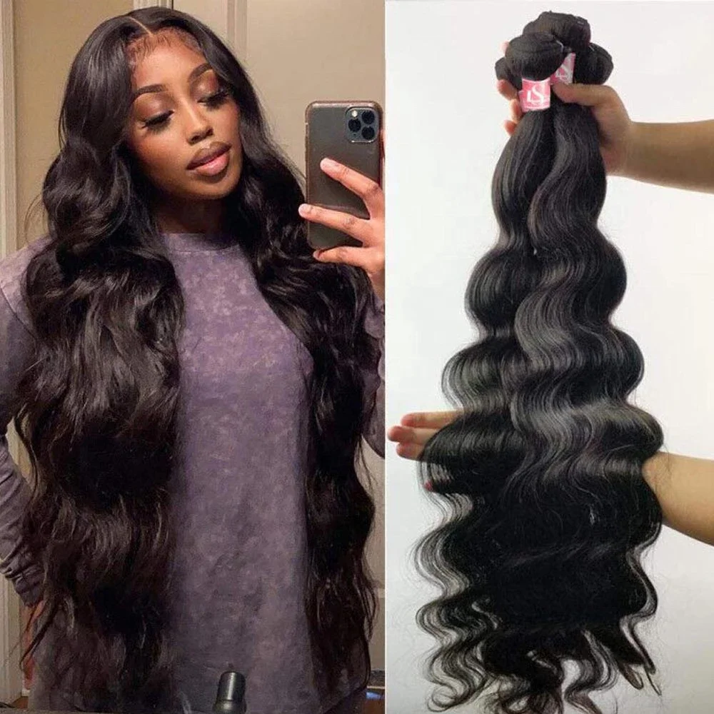 

2021Wholesale Virgin Brazilian Hair Weave Vendors 100% Brazilian Human Hair Grade 9A Virgin Hair Extension Bundles With Closure