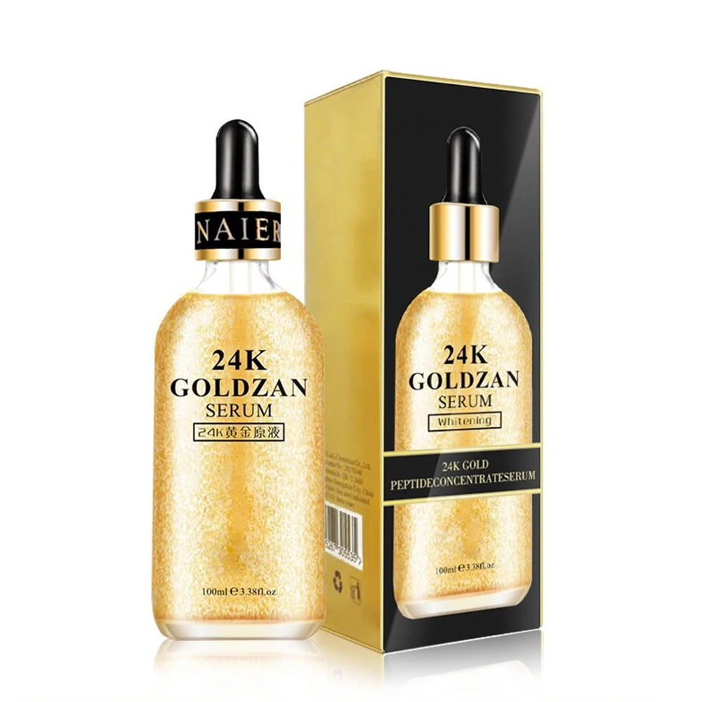 

24k Gold Concentrated Polypeptide Essential Toner Anti-aging Face Serum Private Label Gold Serum