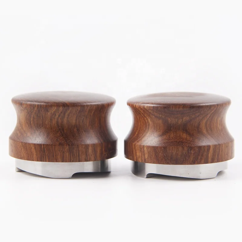 

MOJAE Coffee Tea Tools Yellow Rosewood Adjustable Coffee Tamper, Wood color