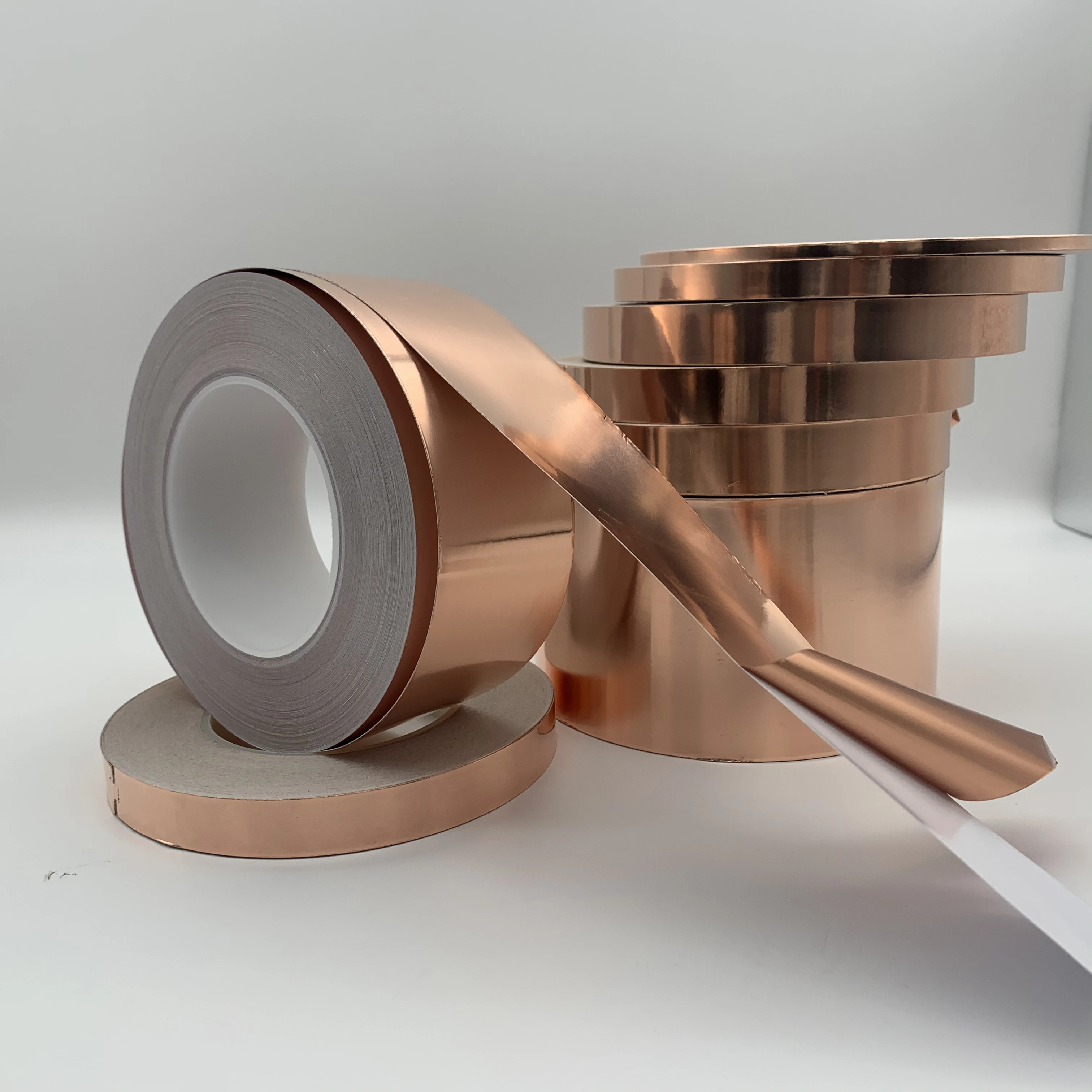 Adhesive Copper Foil Tape For Emi Shielding With Customized Thickness