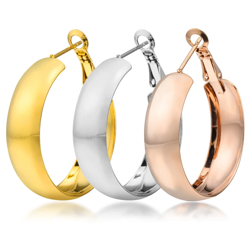 

Professional Factory Supplier Directly Hoop Earrings Dongguan for Woman Classic Stainless Steel Zircon Round Huggie Earrings