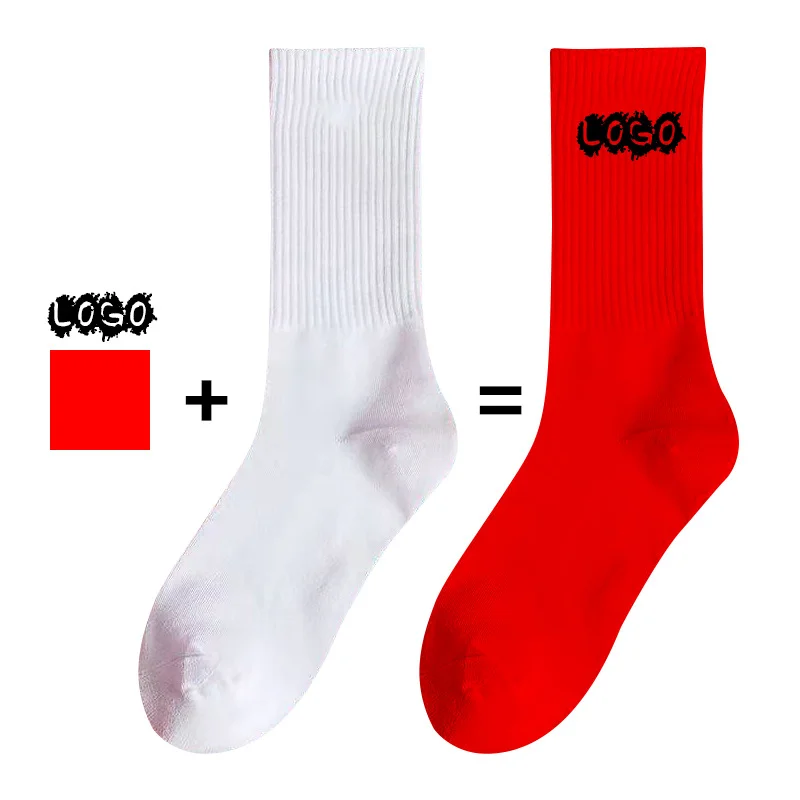 

Oem Custom Design Own Logo Men Crew No Minimum Order Private Cotton Black Sport Elite Socks