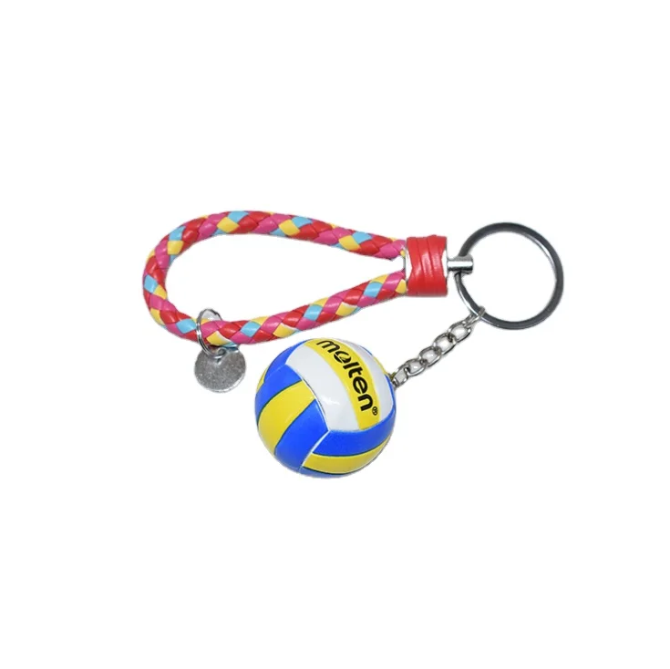 

Manufacturer sales Free shipping 3.8cm volleyball key ring souvenir prize of student sports competition New arrival, Custom color or as photos