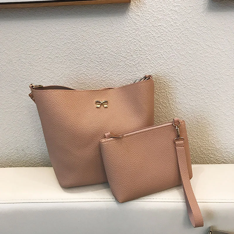

Handbag manufacturer wholesale fashion PU leather ladies set handbags