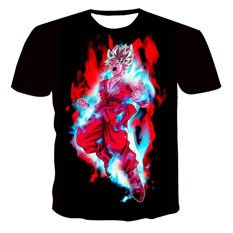 

HT custom clothing manufacturers 3D printing anime t-shirt with hot sale factory