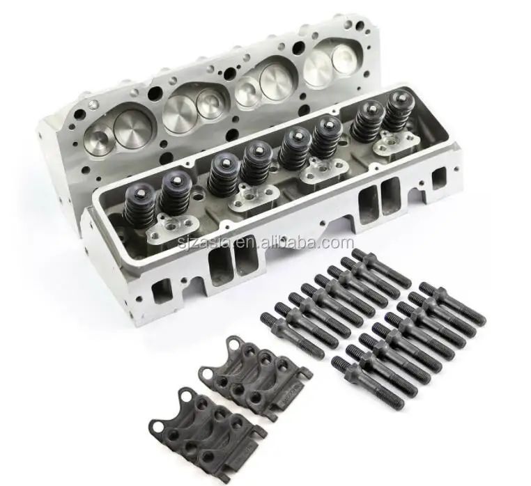 Aluminum Cylinder Heads Sbc Chevy 350 V8 Engine 210cc 64cc 2.02/1.60
