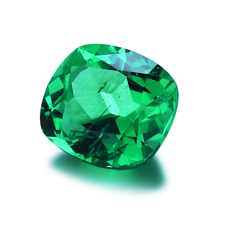 

Cushion Cut Colombia Emerald Muzo Green Lab-created Emerald For Making Jewelry Accessory
