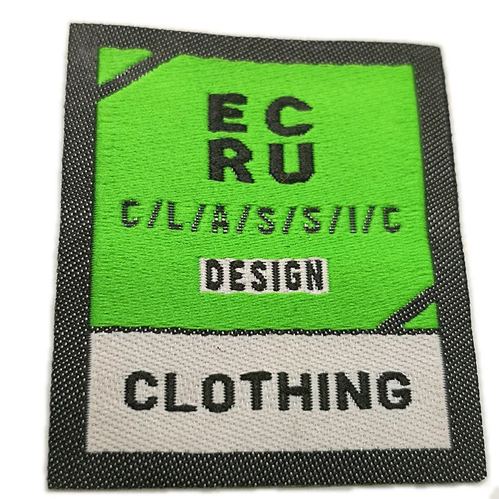 

Personalized Custom Fashion Clothing Labels Cotton Polyester Woven Label For Garments and Bags, Custom color