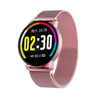

2019 smart watch Q20 touch screen with IP67 blood pressure heart rate smartwatch for men women