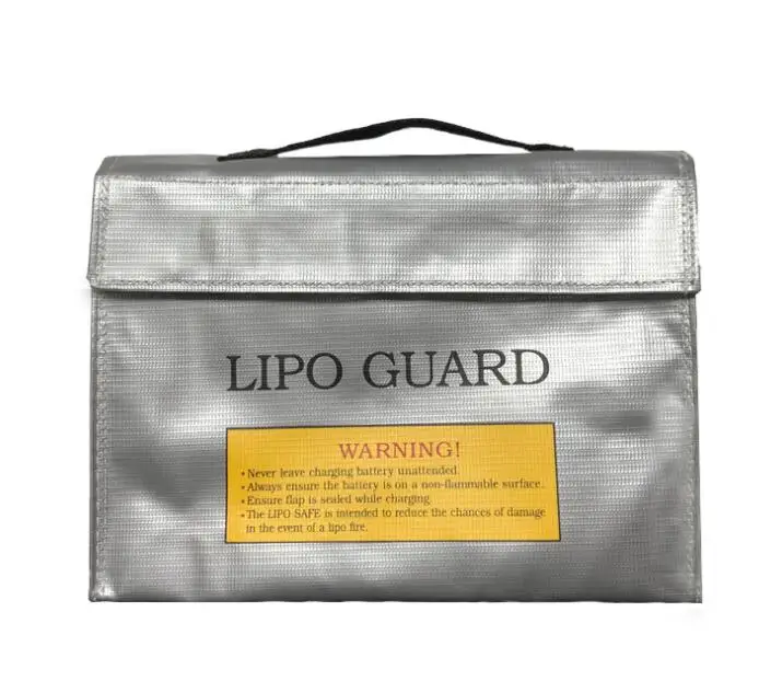 

New Type Silicone Coated Fabric Fireproof and Waterproof Lepo Guard Safe Bag Wholesale, Silver