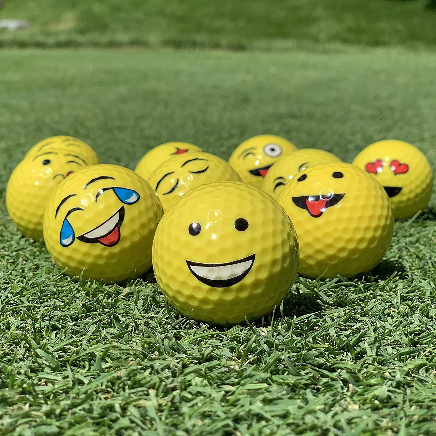 

Hot Sales Professional Practice Golf Balls Manufacturing Lovely and Funny Driving Range Golf balls Fun Golf Gifts, Yellow