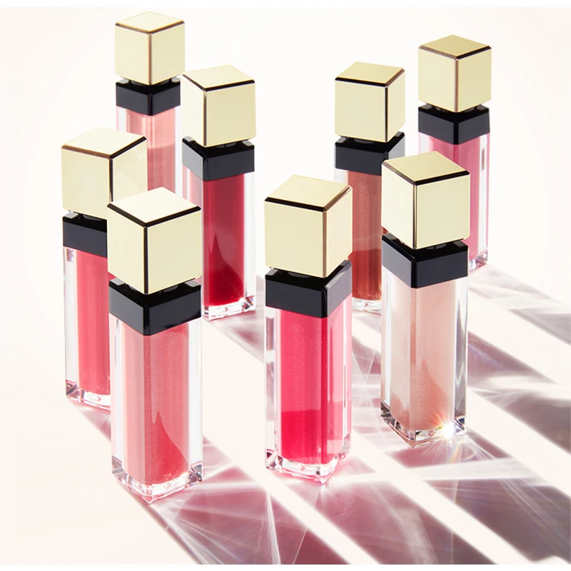 

Vegan Butter Glossier Best Lip Glosses Clear Colors Custom Unique Tube Packaging