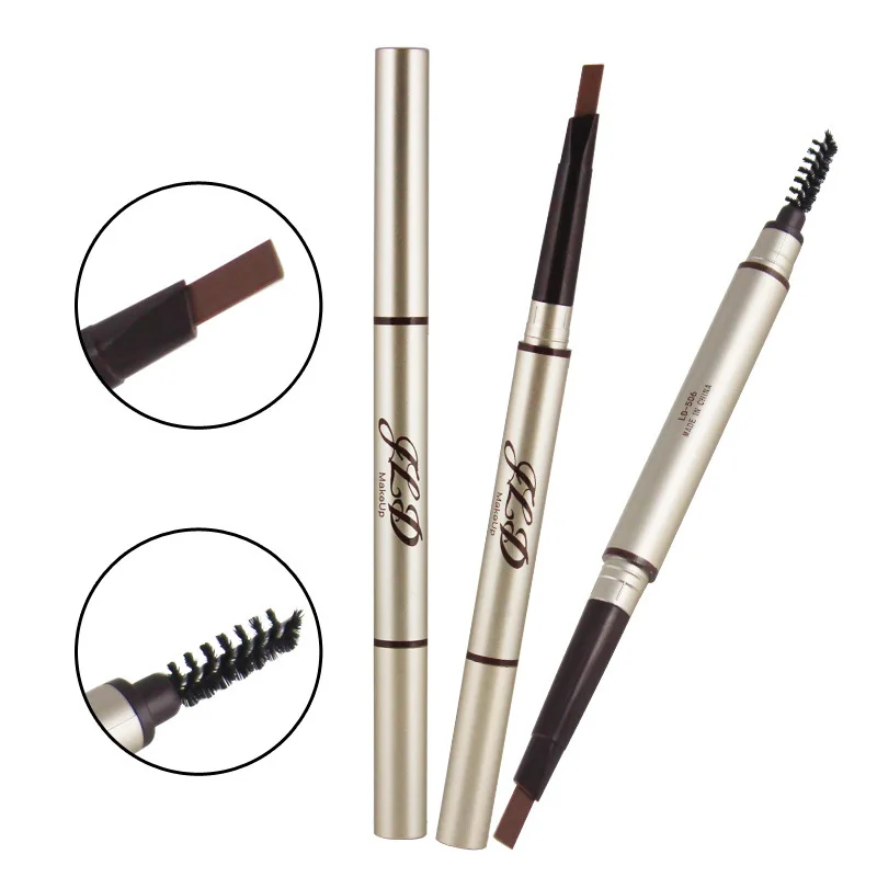 

MP006 5 Color Double Ended Eyebrow Pencil Waterproof Smudge-proof Brow Pencil with Brow Brush Makeup Automatic Make Up For Women